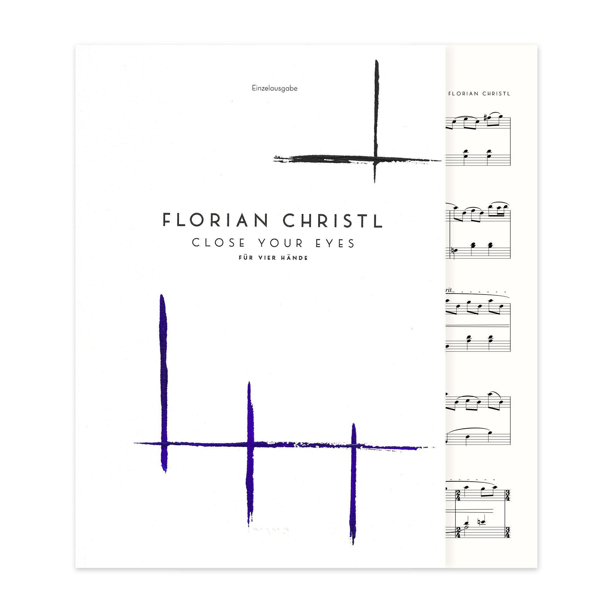 Sheet Music - Close Your Eyes (four hands)